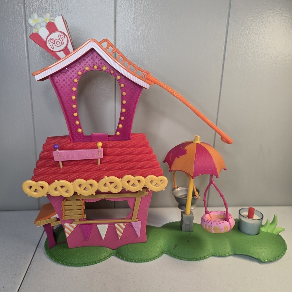 Lalaloopsy Mini Roller Coaster Doll Silly‎ Fun House Park Playset MISSING PIECES